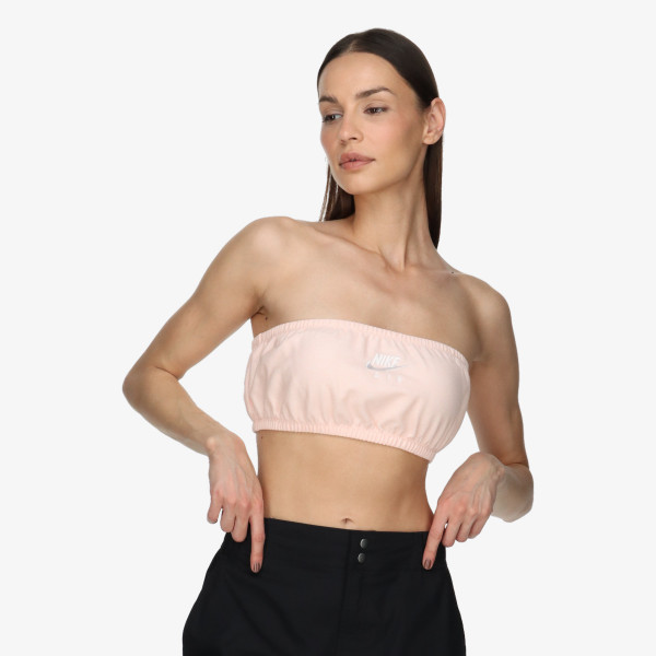 Nike Къса блуза W NSW AIR PIQUE TOP BANDEAU 